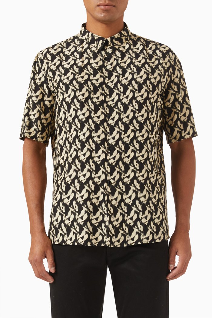 

Classic Shirt in Viscose Voile, Black