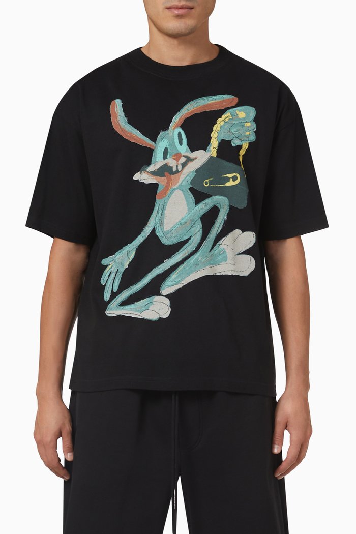 

Shopper T-shirt in Jersey, Black