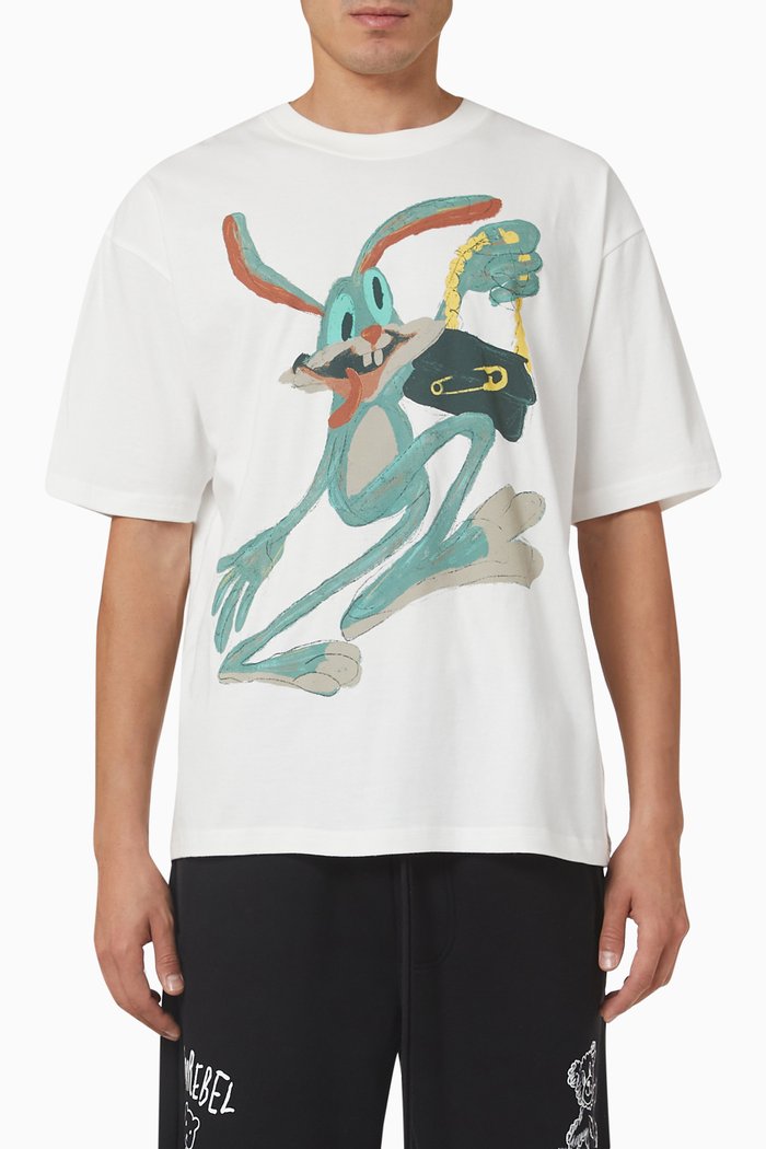 Shopper T-shirt in Jersey, Neutral