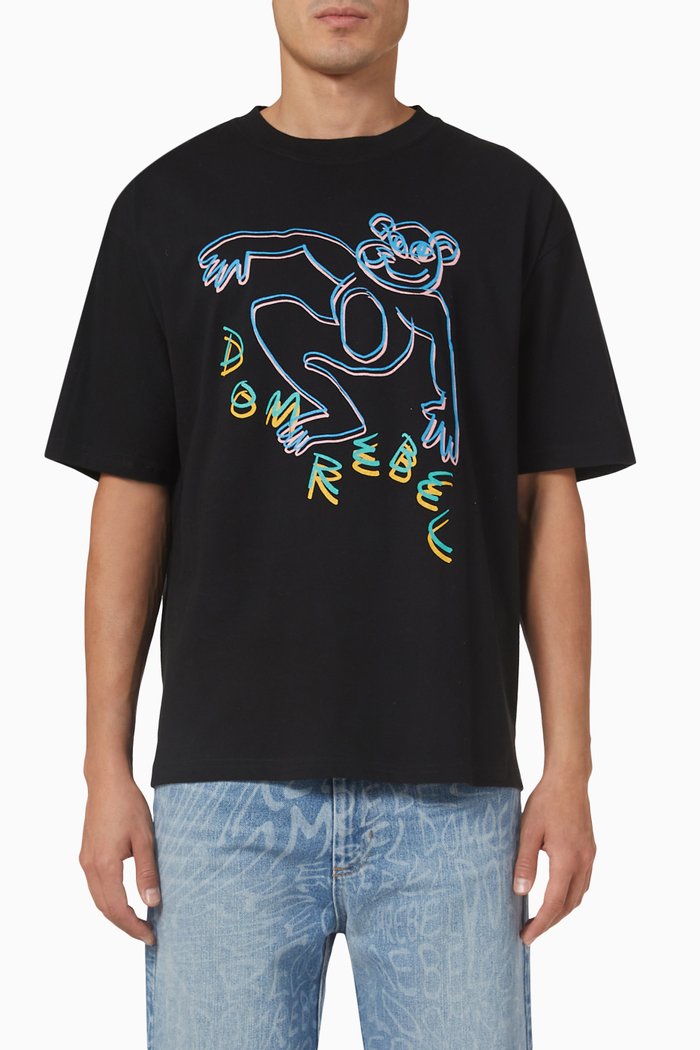 

Henri T-shirt in Jersey, Black