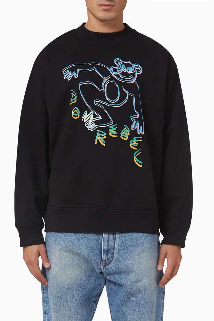 

Henri Sweatshirt in Jersey, Black