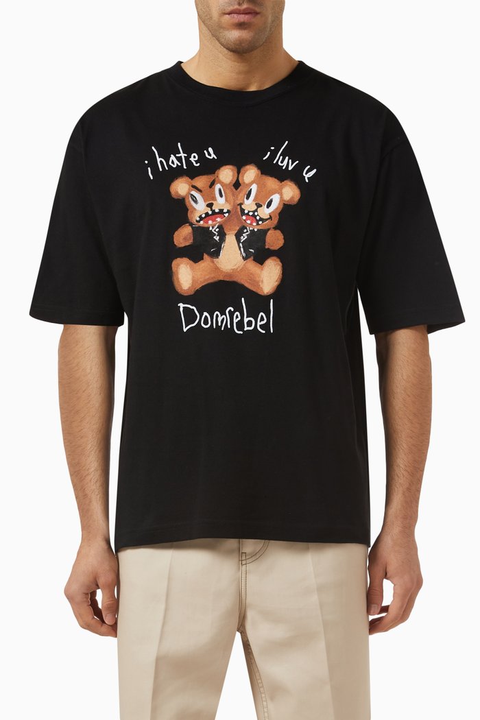 

Toby T-shirt in Cotton Jersey, Black