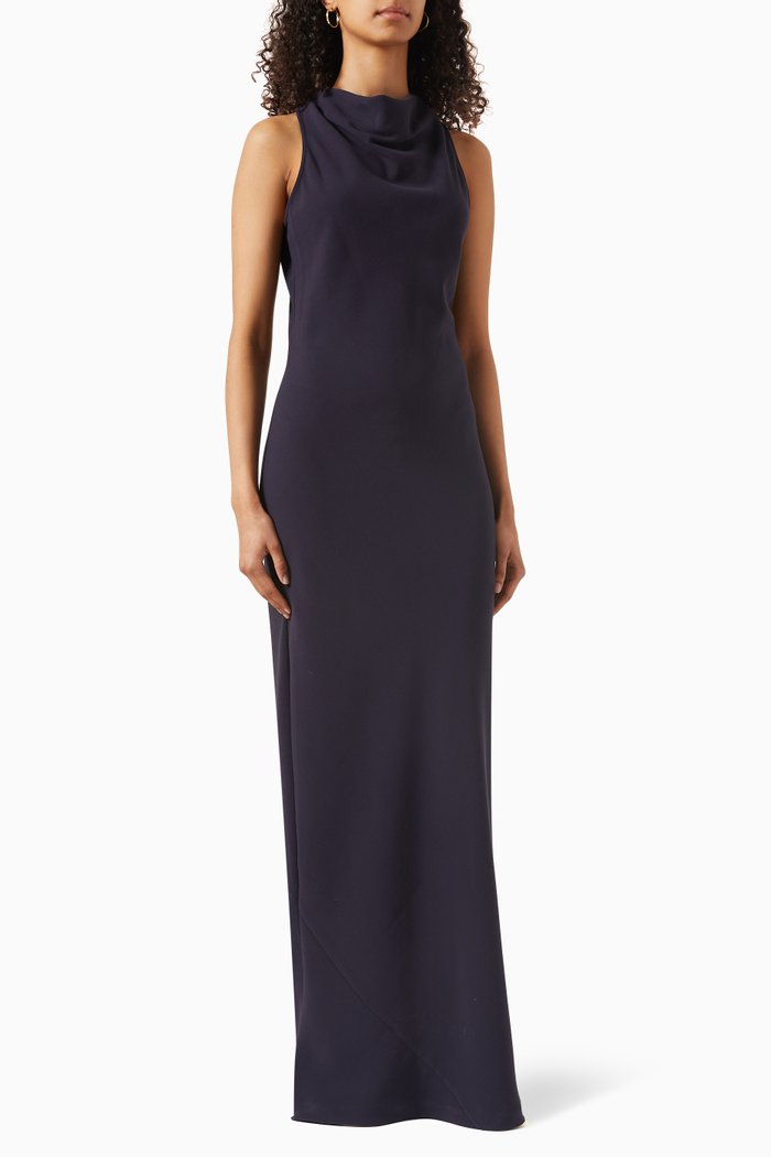 

Shannon Shell Chain Maxi Dress, Blue