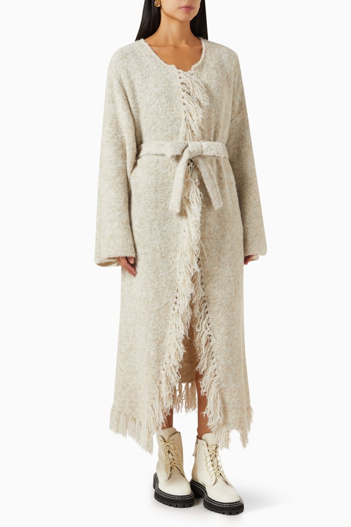 

Elisha Cardigan in Wool Blend, Neutral