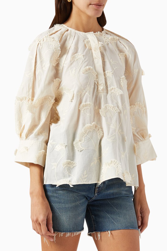

Porter Shirt in Cotton Blend, Neutral