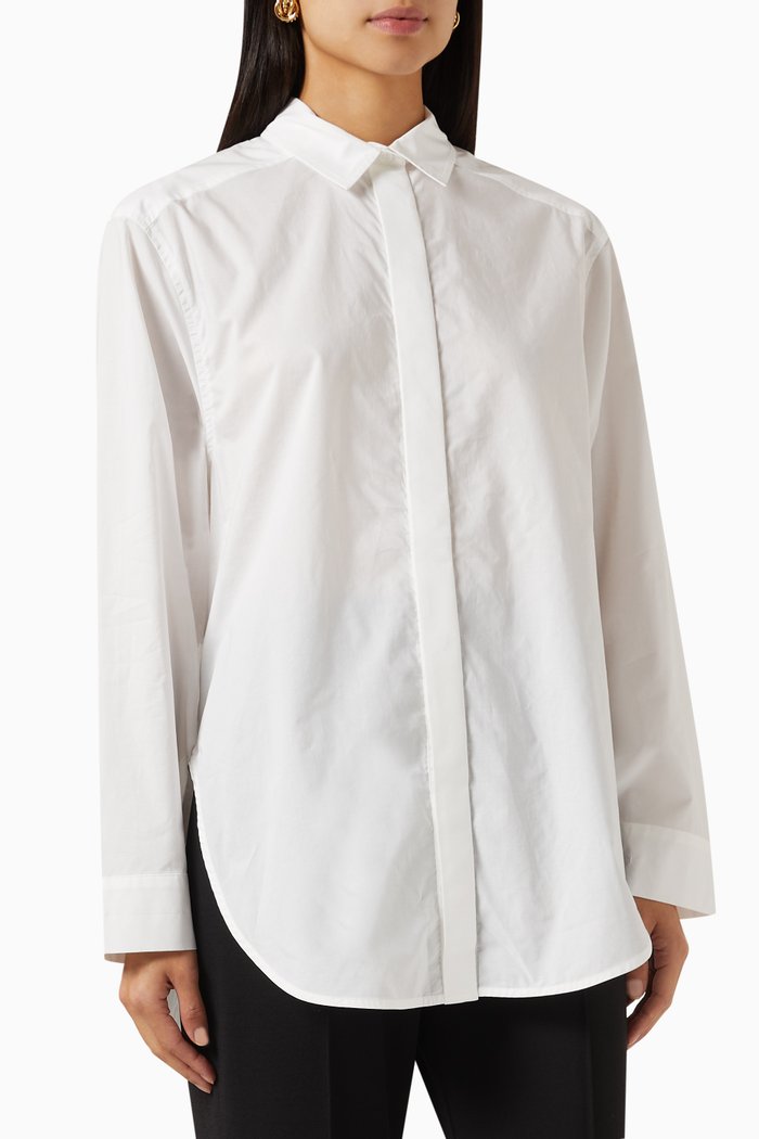 

Selima Shirt in Cotton, White
