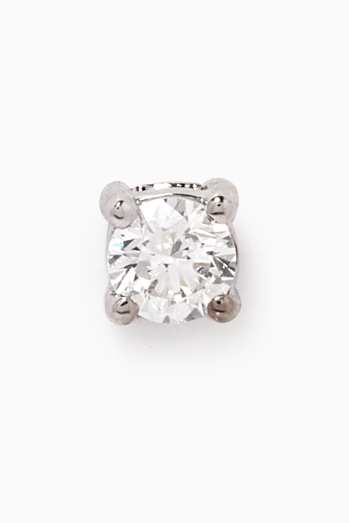 

Diamond Single Ear Piercing in 18kt White Gold