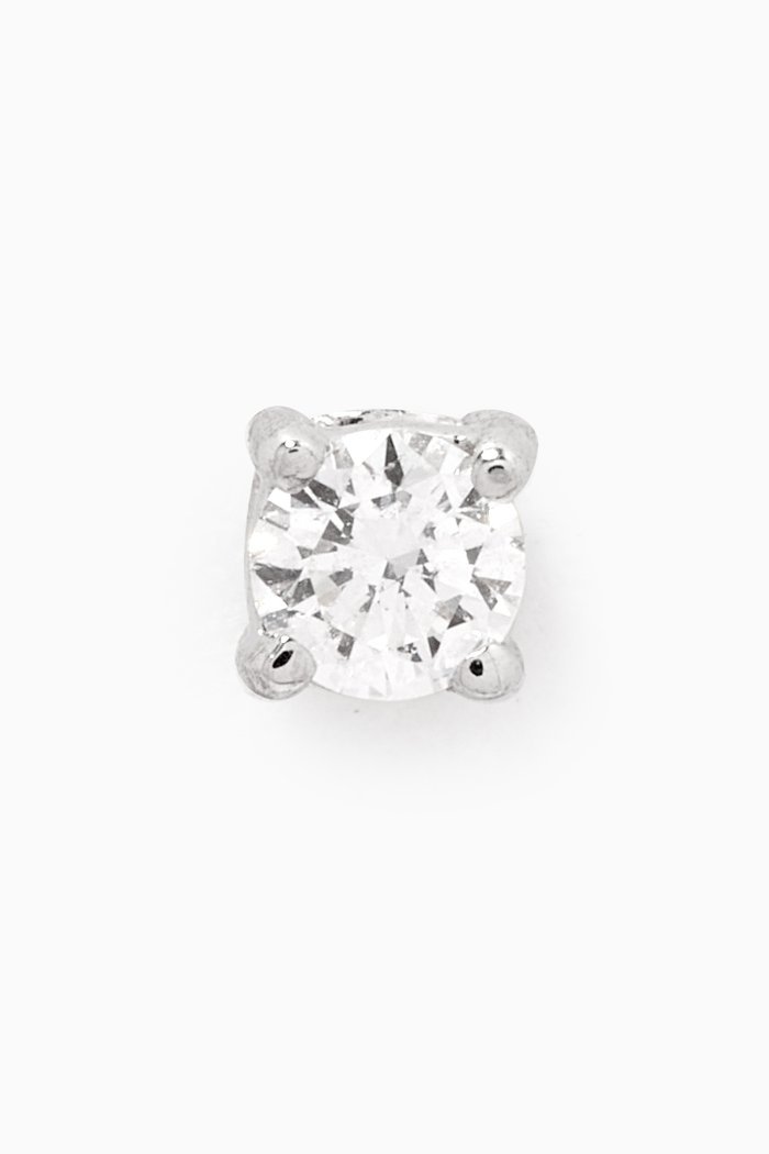 

Diamond Single Ear Piercing in 18kt White Gold