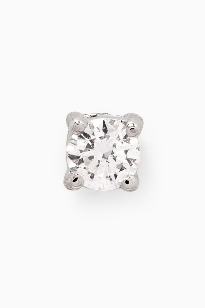 

Diamond Single Ear Piercing in 18kt White Gold