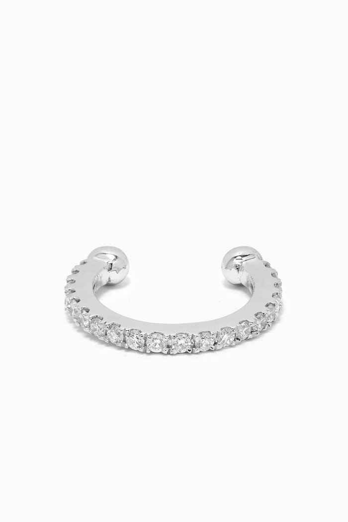 

Diamond Single Ear Cuff in 18kt White Gold
