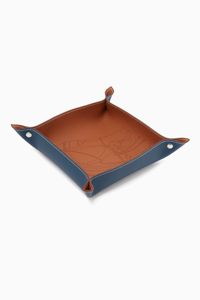 

Unused Mises et Relances Tray in Leather, Multicolour