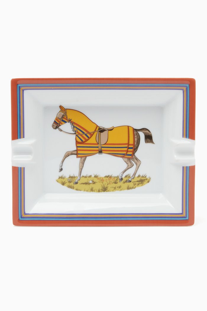 

Unused Horse Ashtray in Porcelain, Multicolour