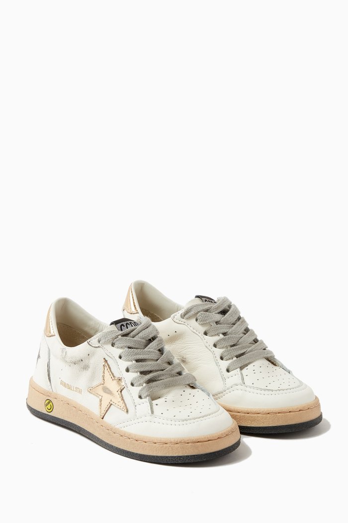 

Ballstar Sneakers in Nappa Leather, White