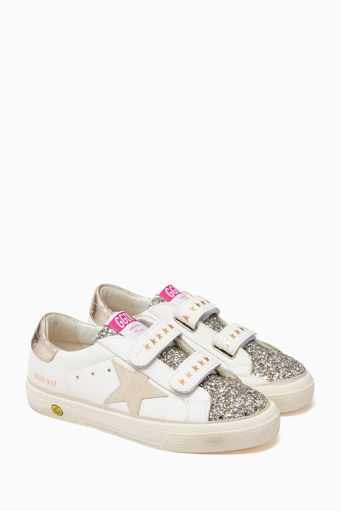 

May School Sneakers in Nappa Leather, White
