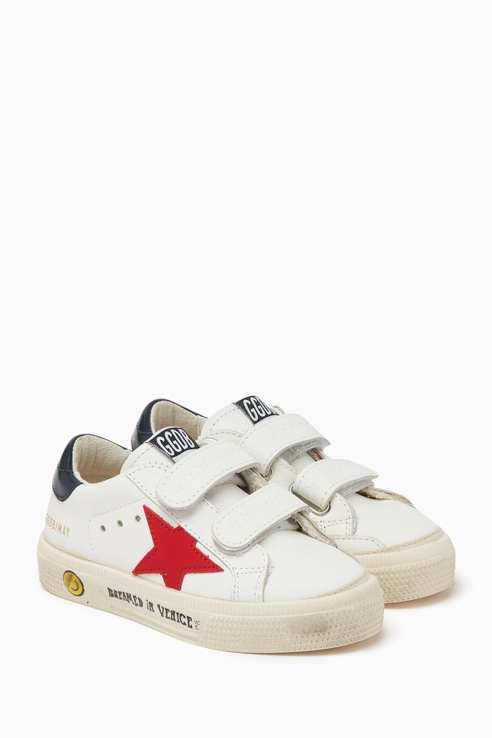 

May School Sneakers in Leather, White