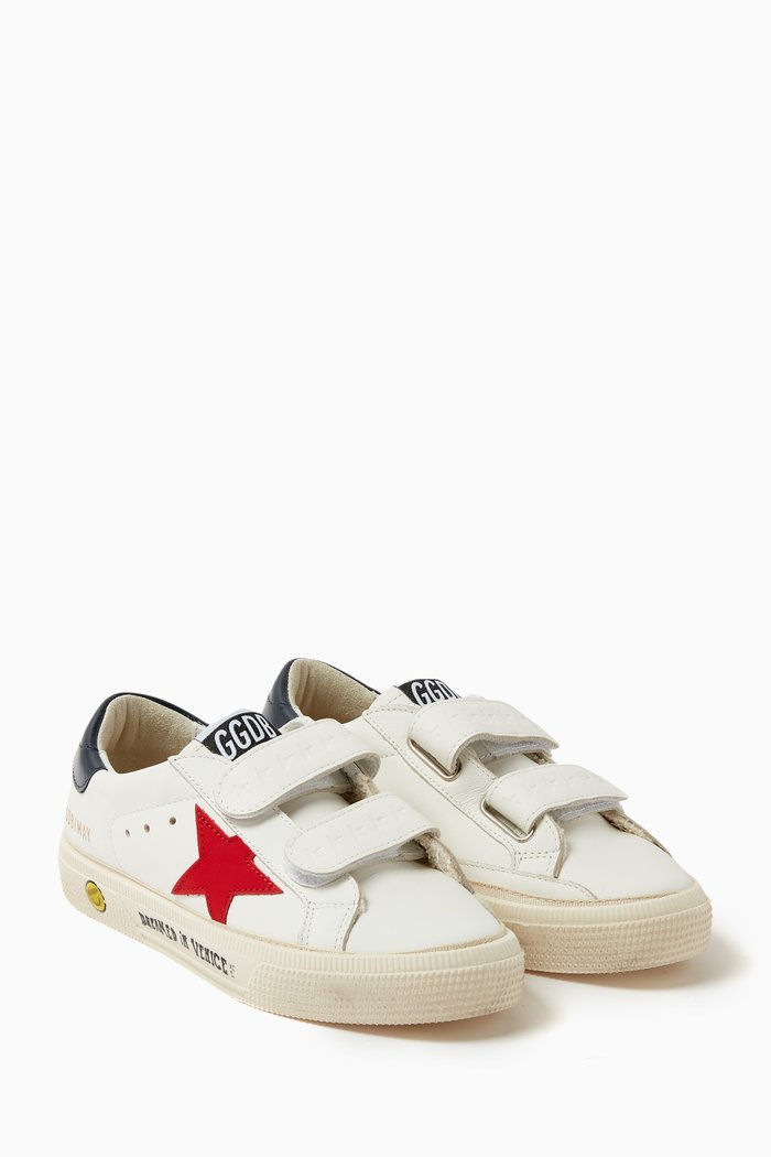 

May School Sneakers in Leather, White