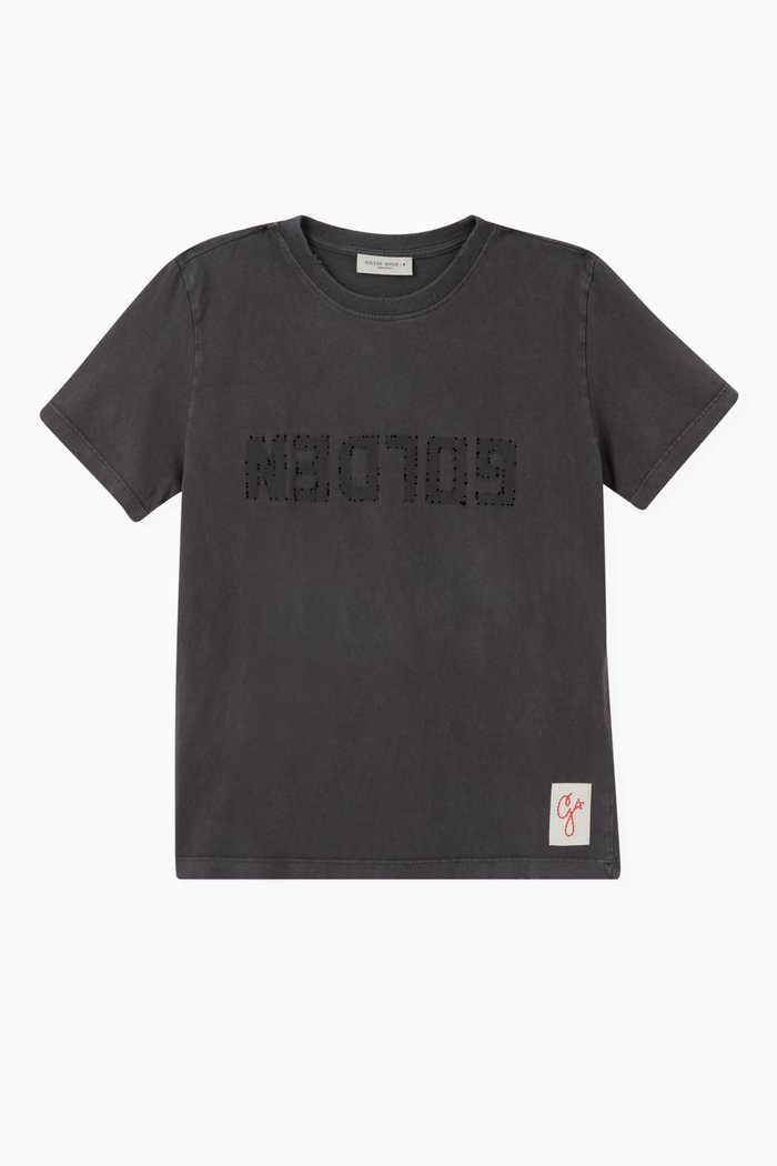 

Logo T-shirt in Cotton, Grey