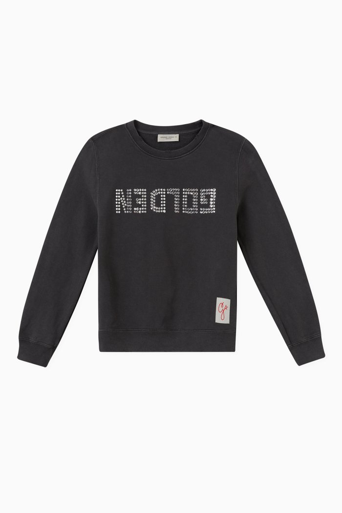 Logo Sweatshirt in Cotton, Grey