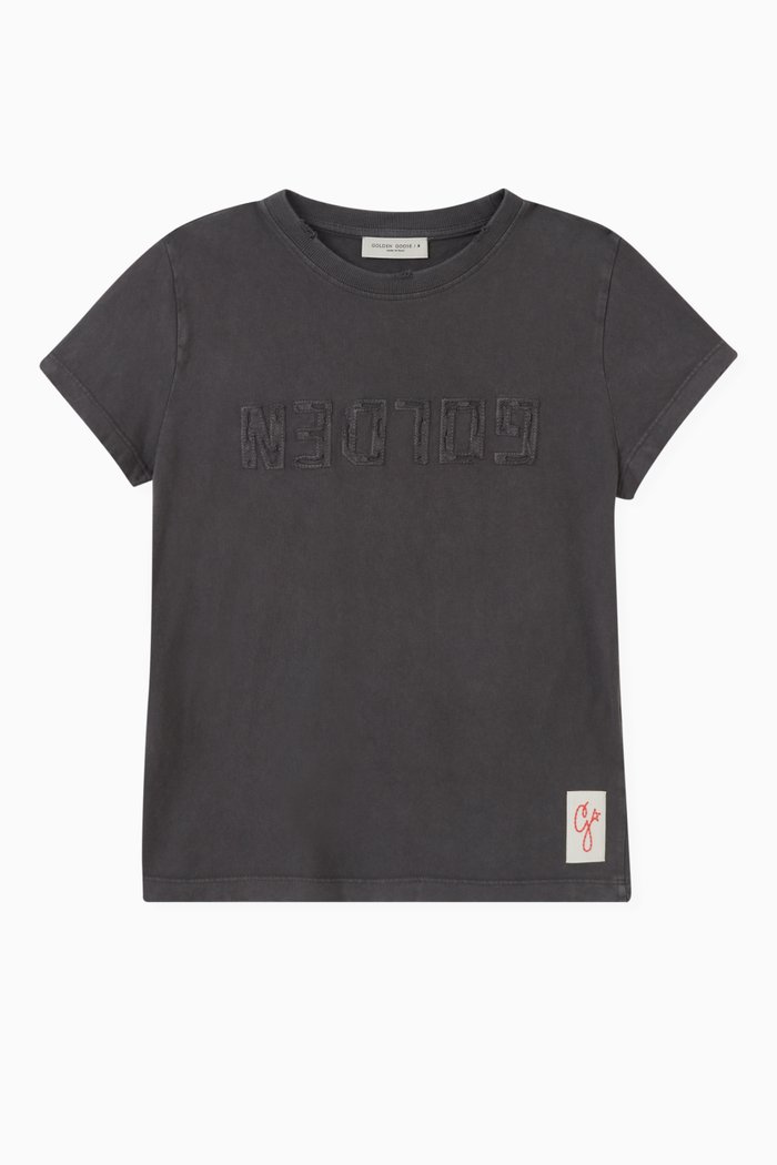 

Logo T-shirt in Cotton, Grey