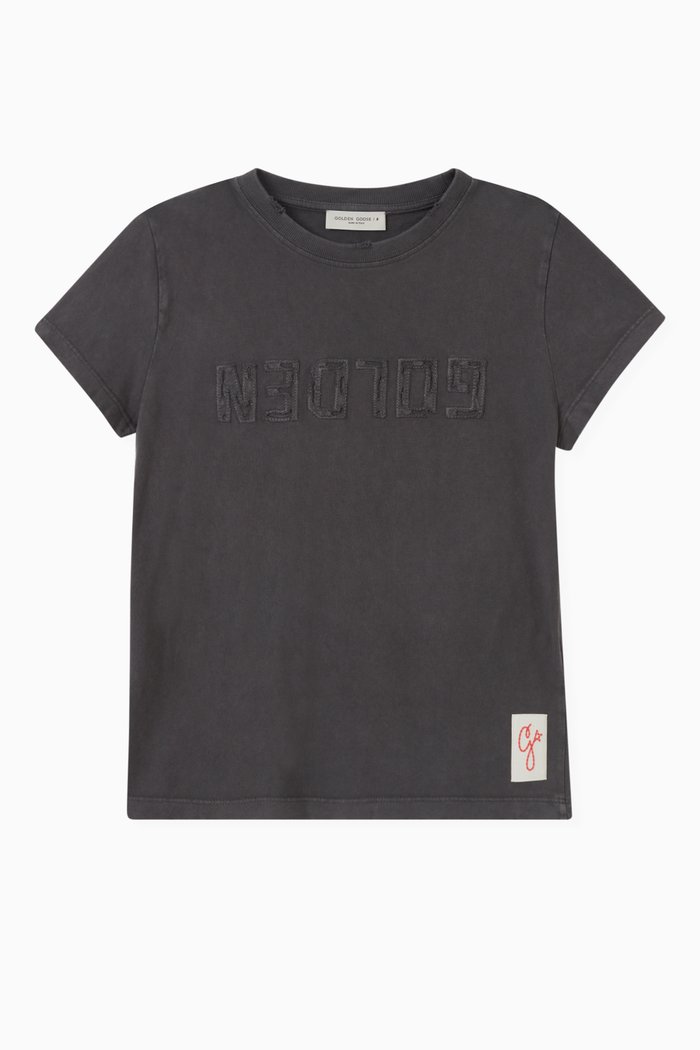 

Logo T-shirt in Cotton, Grey