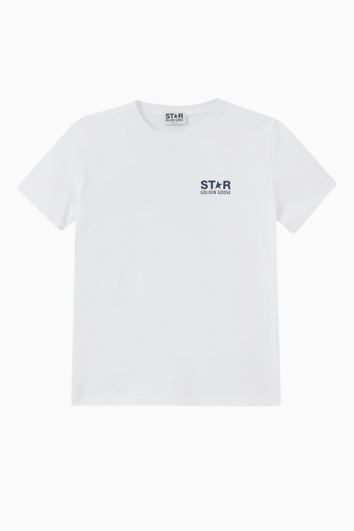 Logo T-shirt in Cotton, White