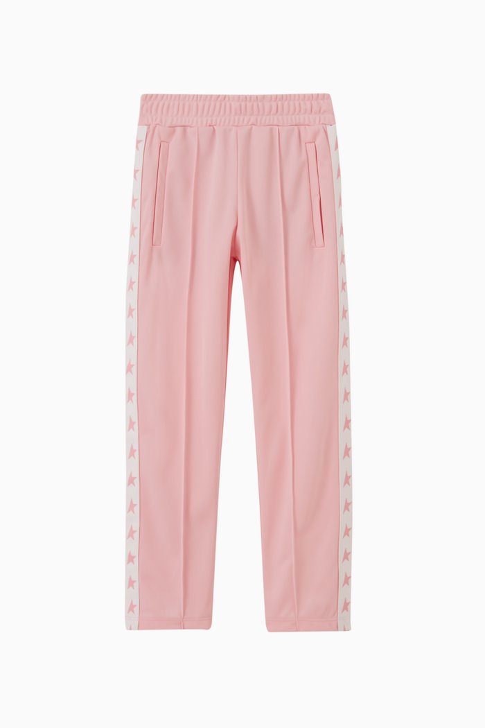 

Stars Jogging Pants in Polyester, Pink