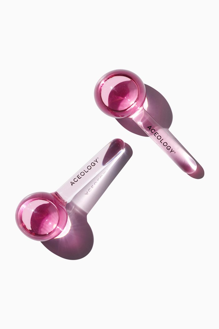 

The Original Pink Ice Globe Facial Massager, Multicolour
