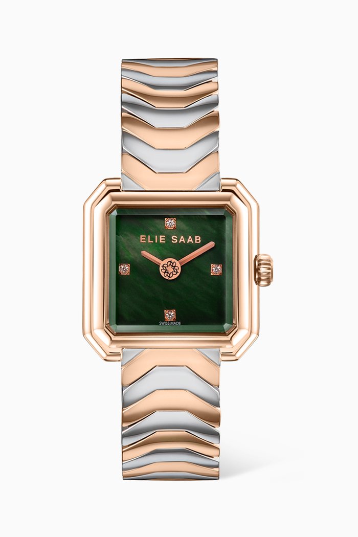 

Carré Swiss Rose Gold-plated Stainless Steel Watch, 25mm