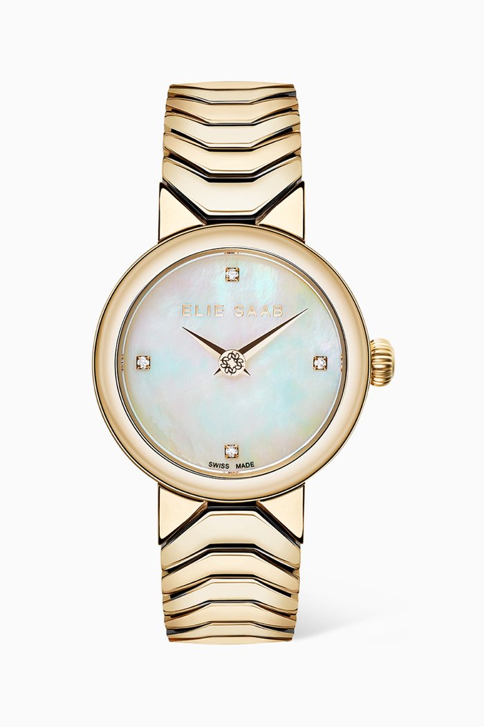 

Idylle Swiss Mini Yellow Gold-plated Watch, 27mm