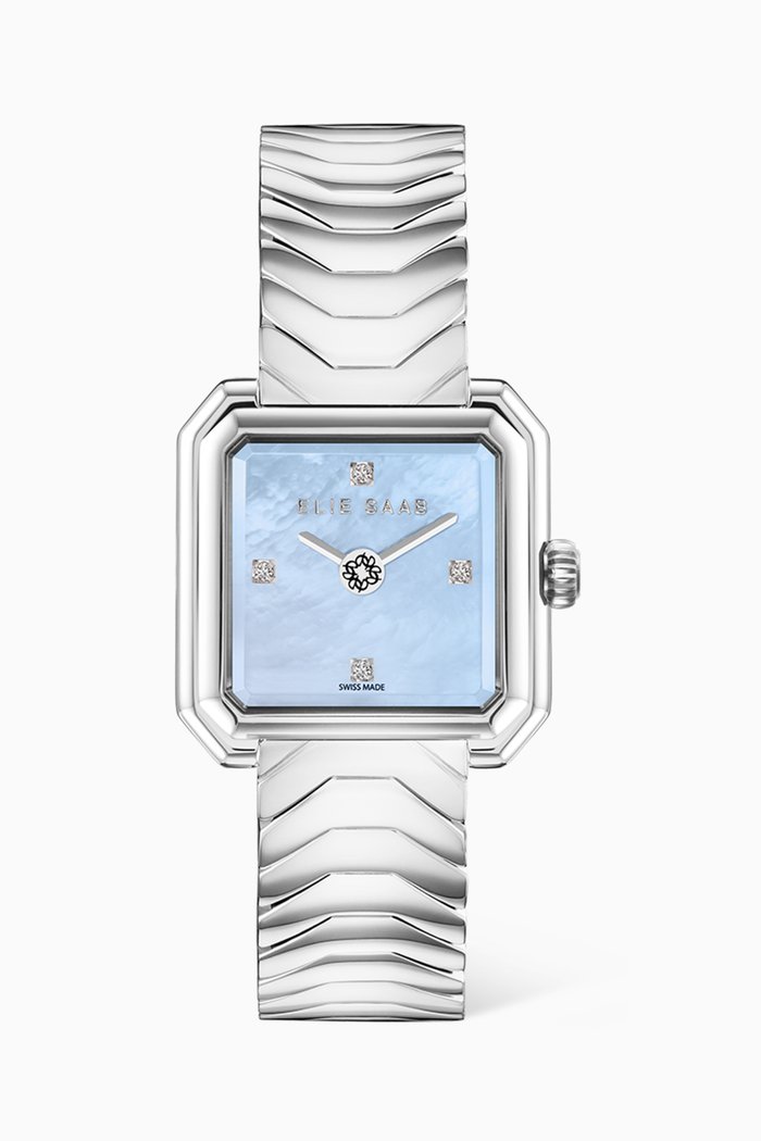 

Carré Swiss Stainless Steel Watch, 25mm, Silver