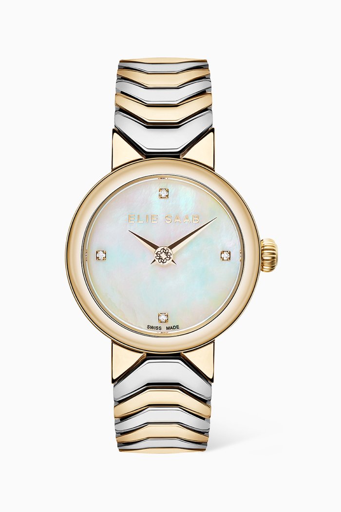 

Idylle Swiss Mini Yellow Gold-plated Stainless Steel Watch, 27mm