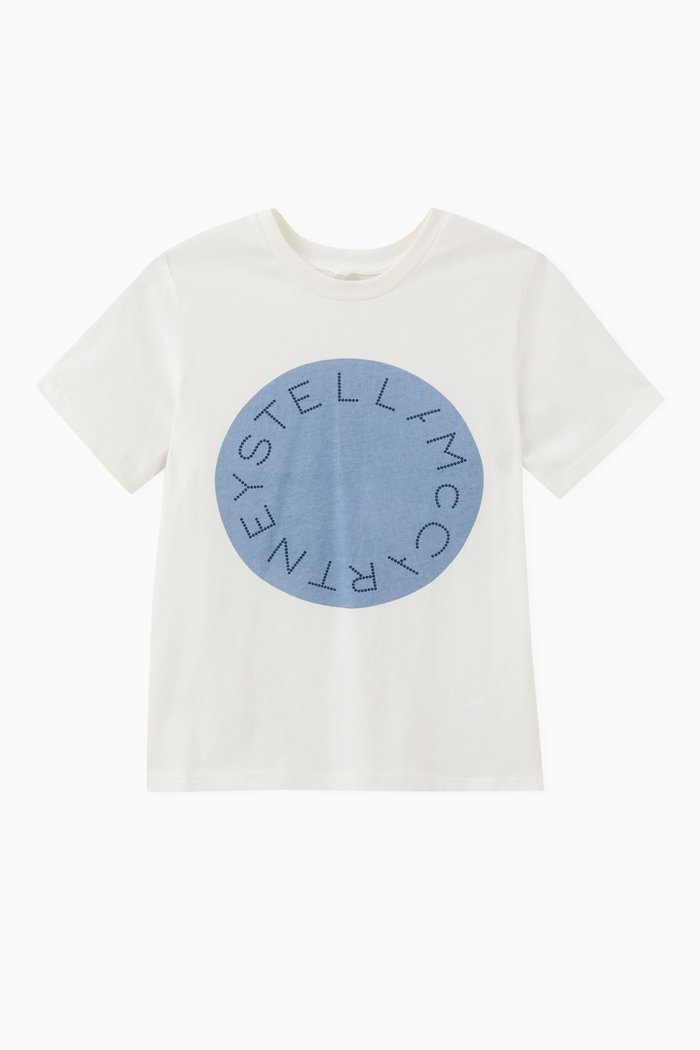 

Logo Print T-shirt in Sustainable Cotton, White