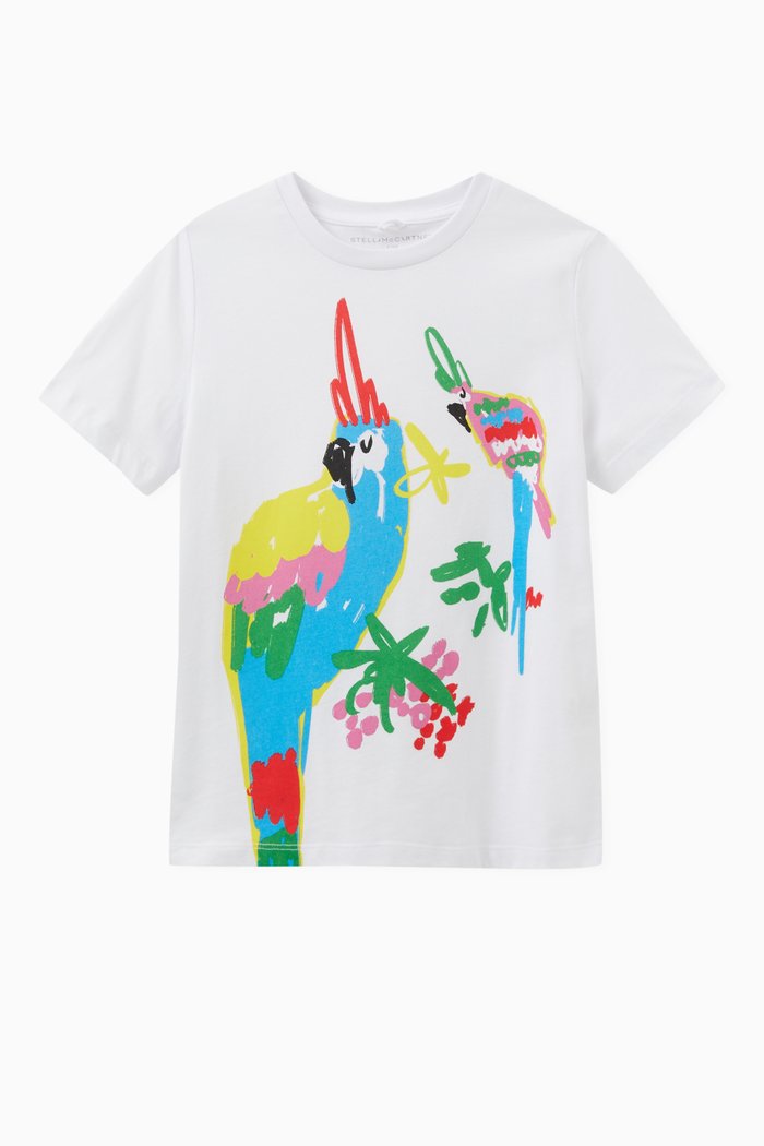 

Parrot T-shirt in Cotton, White