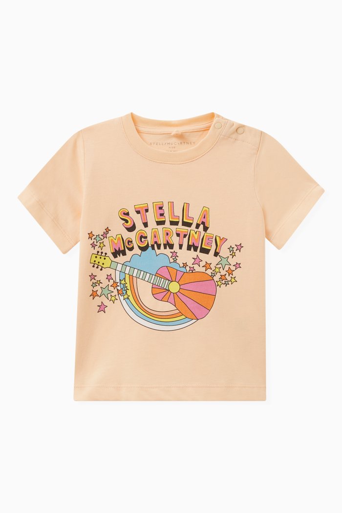 

Guitar Logo T-shirt in Cotton, Pink