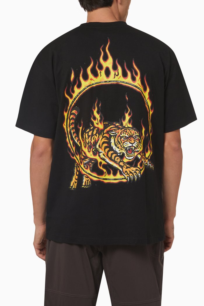 

Man Eater T-shirt in Cotton, Black