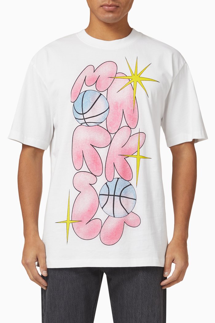 

Spacebols T-shirt in Cotton, White