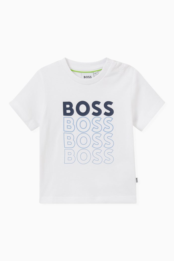

Logo Print T-shirt in Cotton, White