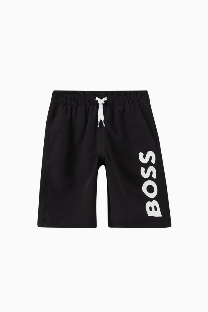 

Logo-print Swim Shorts, Black