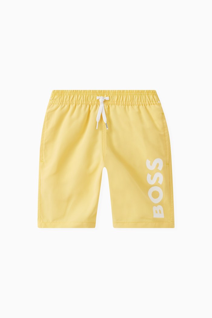 

Logo-print Swim Shorts, Yellow