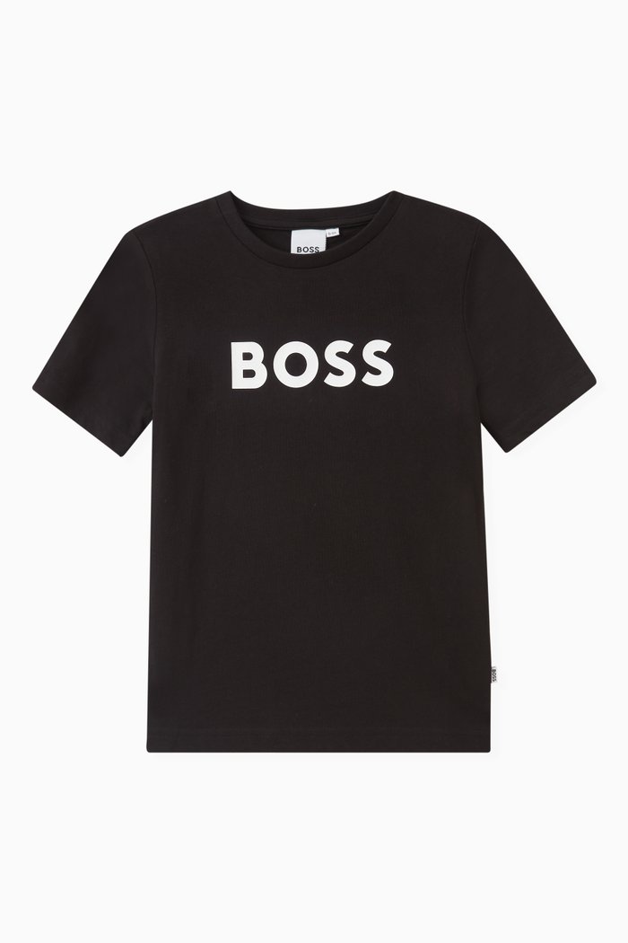 

Logo-print T-shirt in Cotton, Black