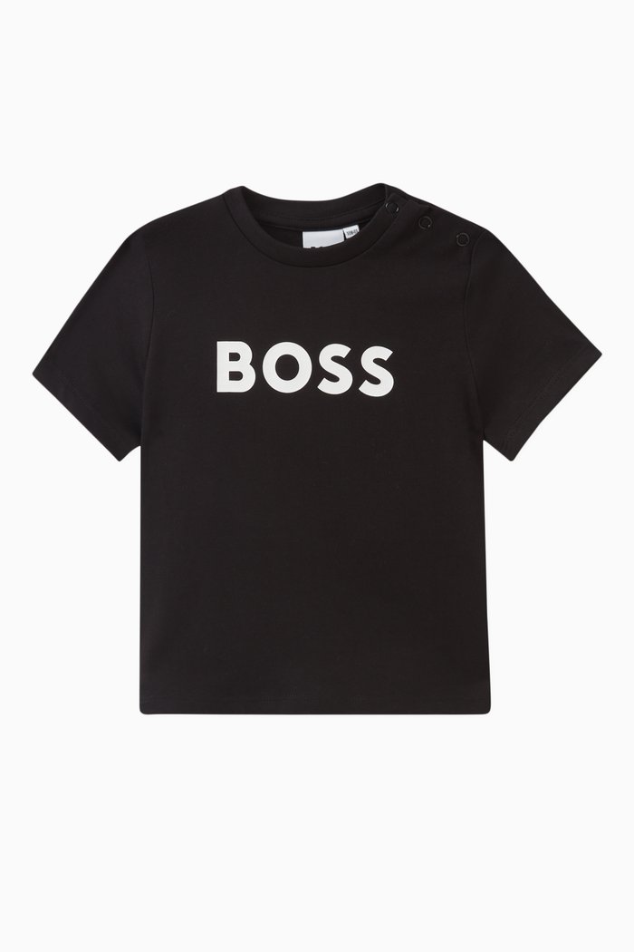 

Logo-print T-shirt in Cotton, Black
