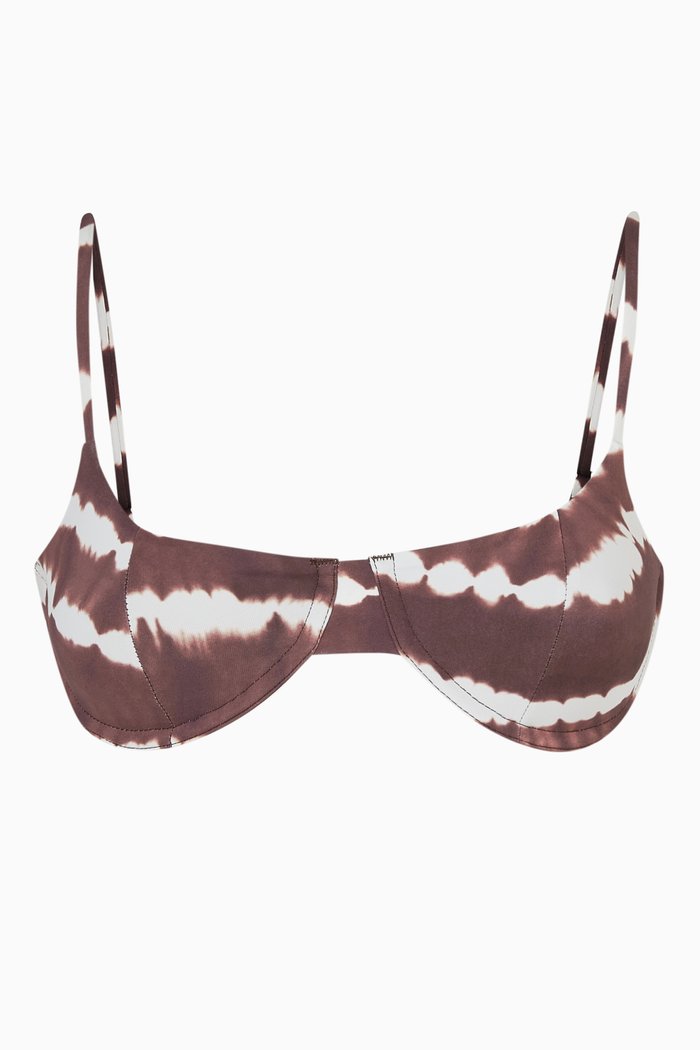 

Pam Bikini Top in Stretch Nylon, Multicolour