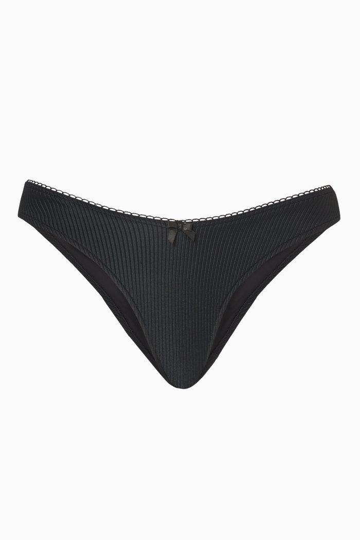 

Enzo Bikini Brief in Stretch Nylon, Black