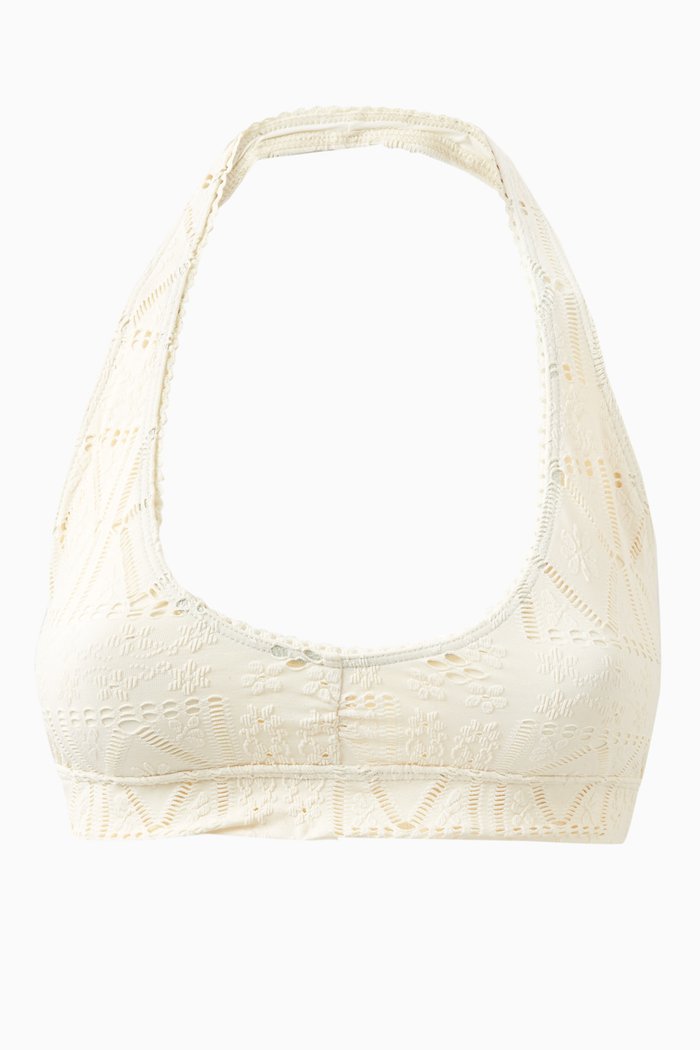 

Edie Halter Neck Bikini Top, Neutral