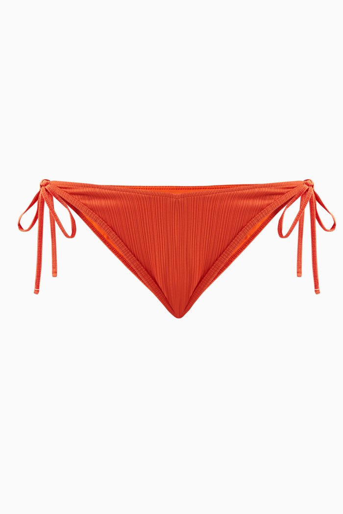 

Connor Plissé Bikini Bottoms, Orange