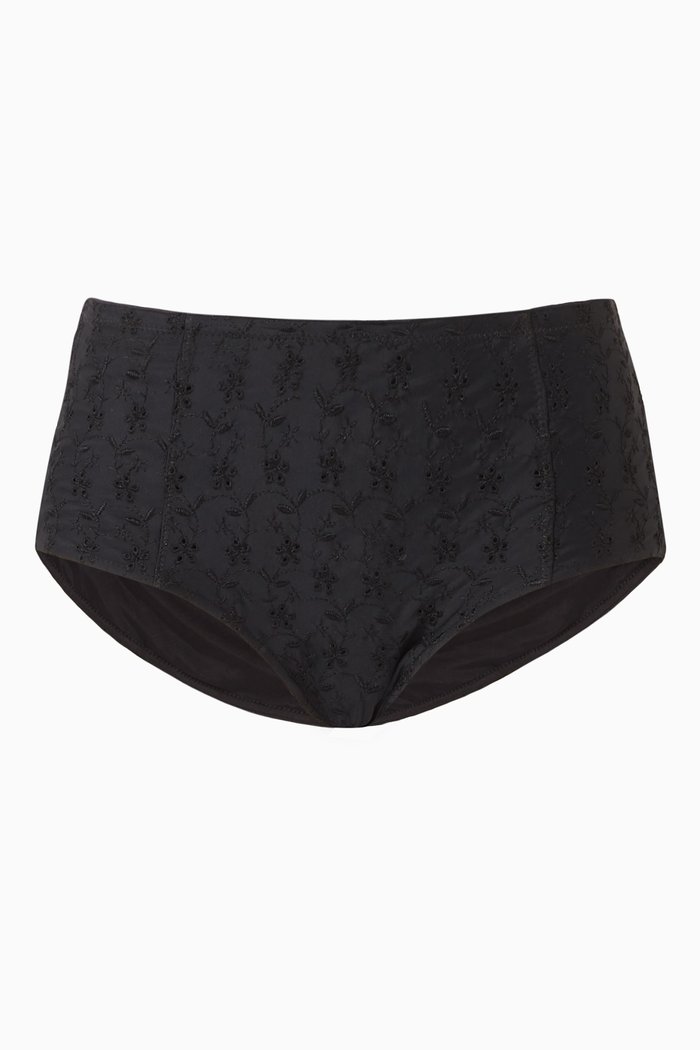 

Lisa Bikini Brief in Stretch Nylon, Black