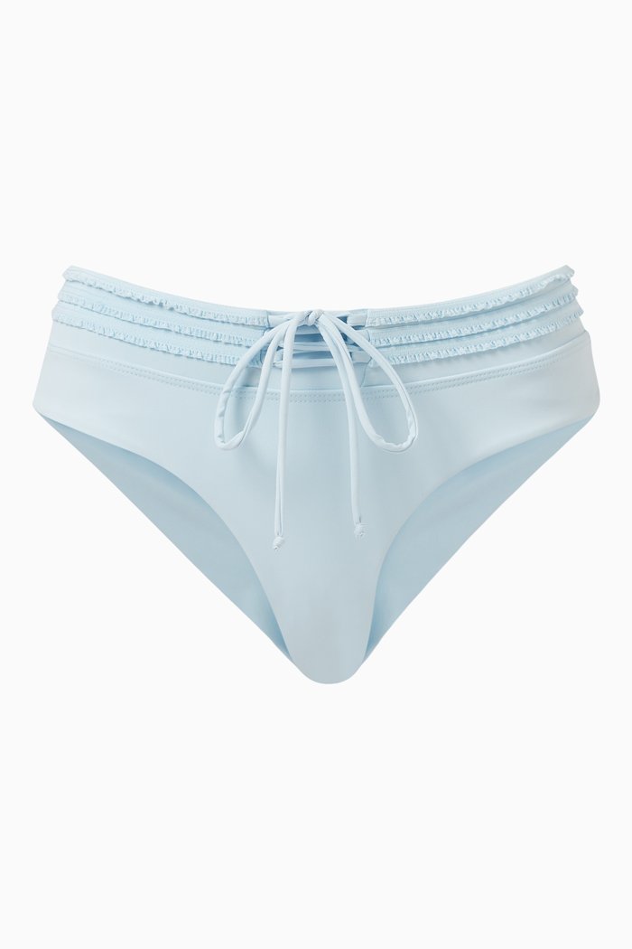 

Cora Ruffle Bikini Briefs, Blue