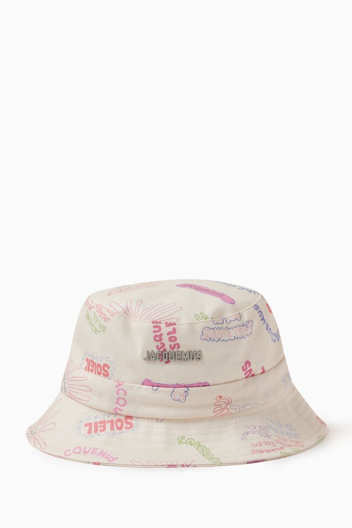 

Le Bob Gadjo Bucket Hat in Cotton-canvas, Multicolour