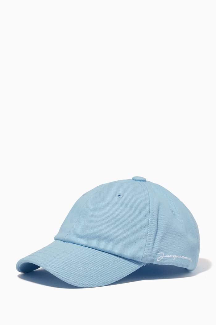 

La Casquette Signature Baseball Cap in Cotton, Blue