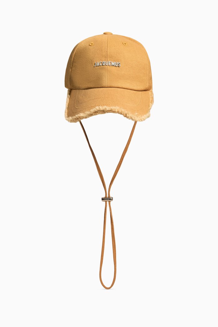 

La Casquette Artichaut Drawstring Cap in Cotton-canvas, Neutral